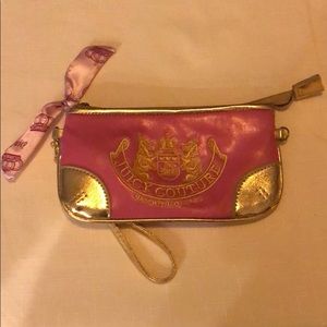 Juicy Couture pink wristlet